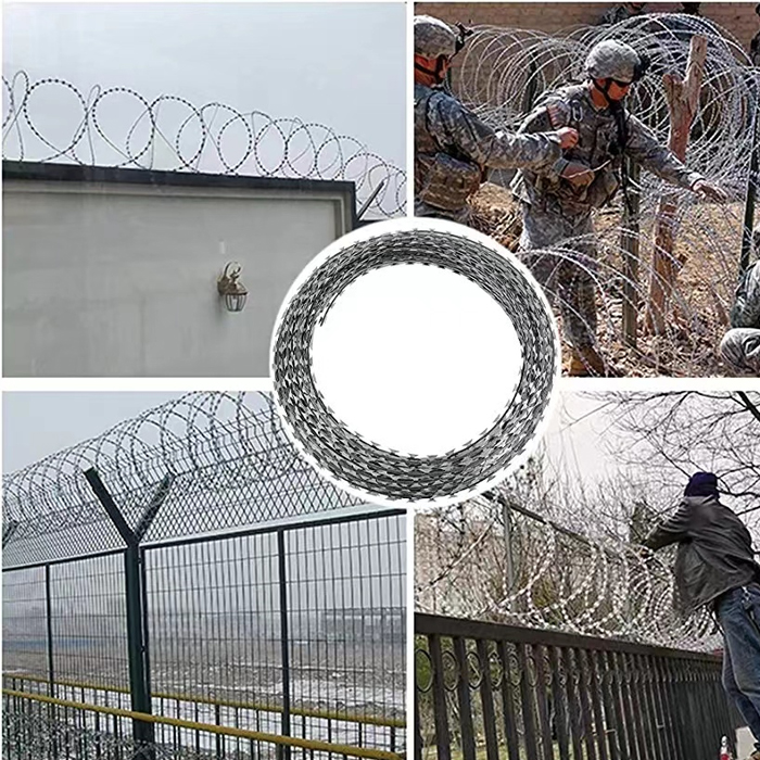 Military Galvanized Concertina Wire For Sale