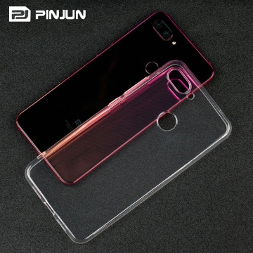 Xiaomi 13, 12, 11, 10, Mi 8 लाइट - स्लिम सिलिकॉन फोन कवर के लिए पारदर्शी अल्ट्रा -पतला TPU मामला