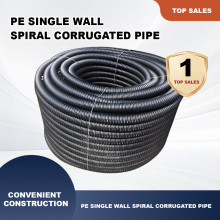 65mm Çaplı PE Tek Cidarlı Koruge Boru