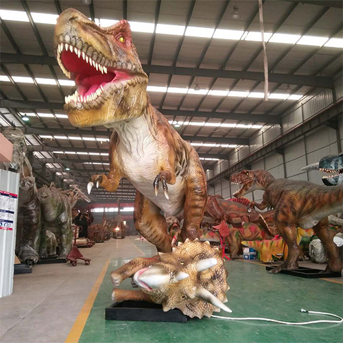 Lifelike Animatronic Dinosaur T Rex for Amusement Park