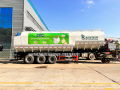 Liga de alumínio 50-60m³ a granel de alimento/ semi-trailer de transporte de cereais