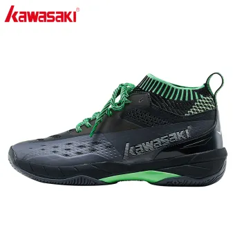 Kawasaki Sneakers Professional Badminton Shoes Indoor Court Sports Shoe Black Anti-Slippery NiNja Series K-560 K-359