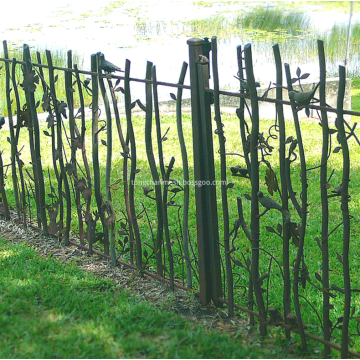 Art et artisanat clôtures décoratives en fer forgé