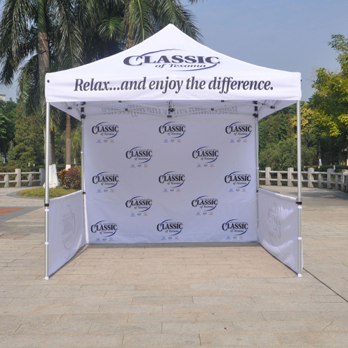 Custom 10x10 Heavy Duty PopUp Trade Show Canopy Tent for Outdoor
