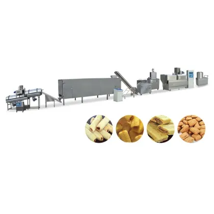 Hot Sale Extruded Snacks Food Processing Machine Puffed Snacks Food Production Line