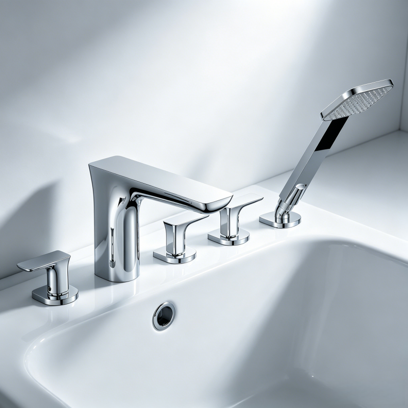 Five-hole bath combination