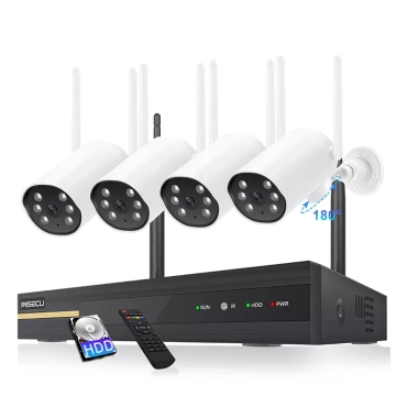 IP66 Waterproof WiFi Smart Surveillance Camera 3MP 8Channel NVR Kit