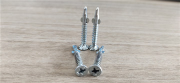 Flat Head Self Drilling Screws With Wings