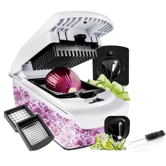 4-in-1 Multifunctional Stainless Steel Vegetable Onion Cutter Shredder