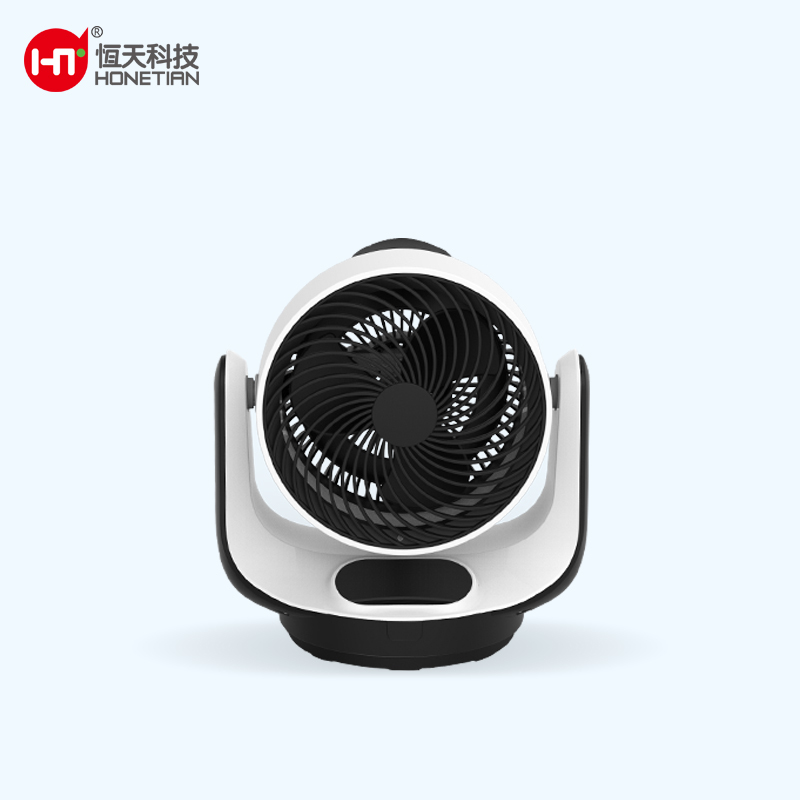 HONETIAN 3speeds 4 modes 9timer LED display hot sellers 8 inches DC circulator table custom colors indoor electric plastics fan