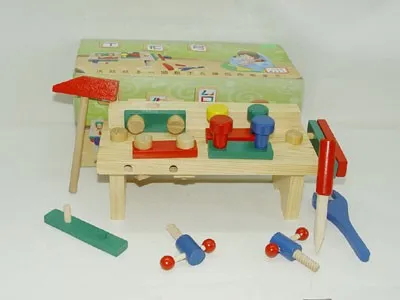 WOODEN TOOL PLAY SET