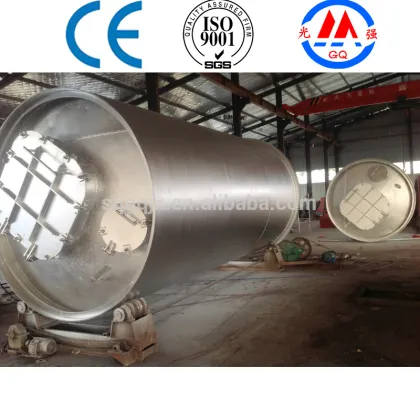 green technology used tyre pyrolysis reactor rubber pyrolysis machinery for sale