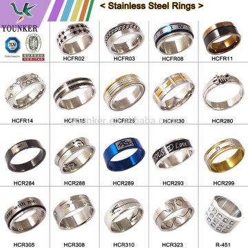 2015 Fashion Stainless Steel Rings