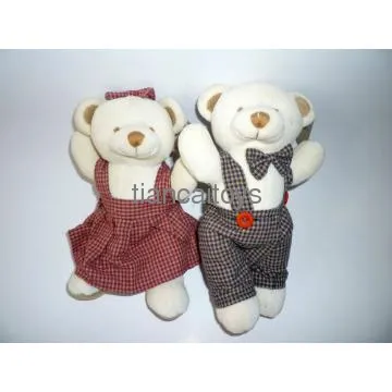 plush teddy bear with uniform