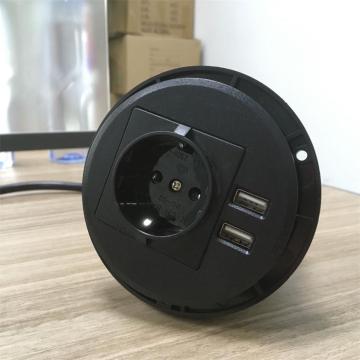 Recessed Power Strip Conference Room Desktop Socket