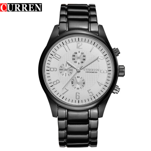 Stainless Steel Fashion Gold Quartz Men Watch