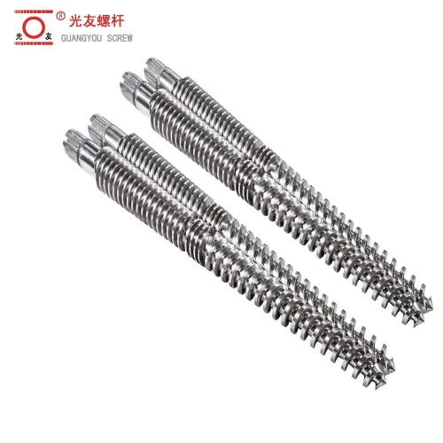 Conical twin screw barrel para sa extrusion machine