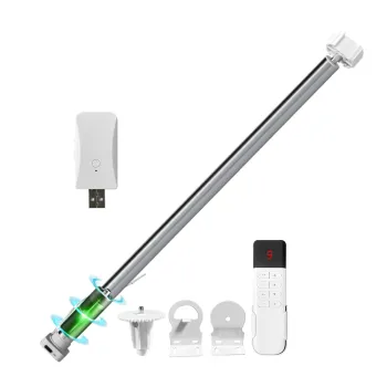 SZMYQ 16mm WiFi Tubular Motorized Smart Roller Curtain Blinds Shades with Tuya App Control