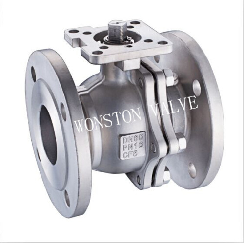 2PC Flanged Ball Valve with Anti-Static Device for Stem