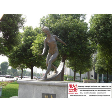 Plaza Natural Bronze Sculpture