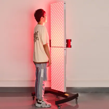 SGROW Maxpro1800 Red Celluma LED Light Therapy Panel with Vertical Stand for Full Body Infrared Treatment