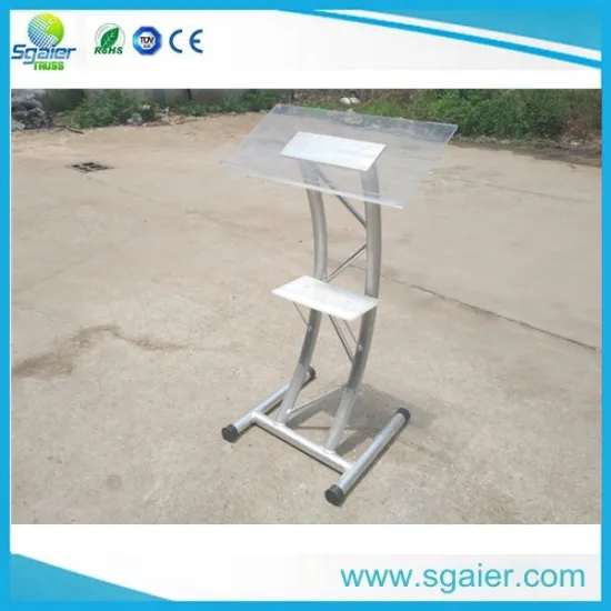Aluminum metal truss lecterns truss podiums