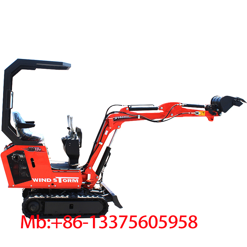 Swing boom mini crawler excavator Windstorm XN10 China Manufacturer