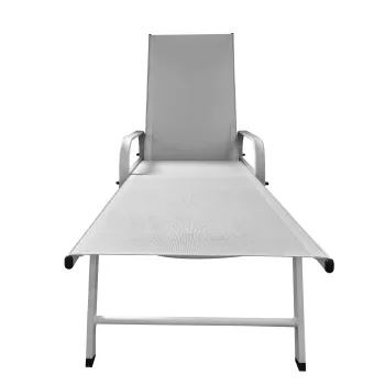 KD Garden Folding Sunbed Chaise Lounge with Handrails