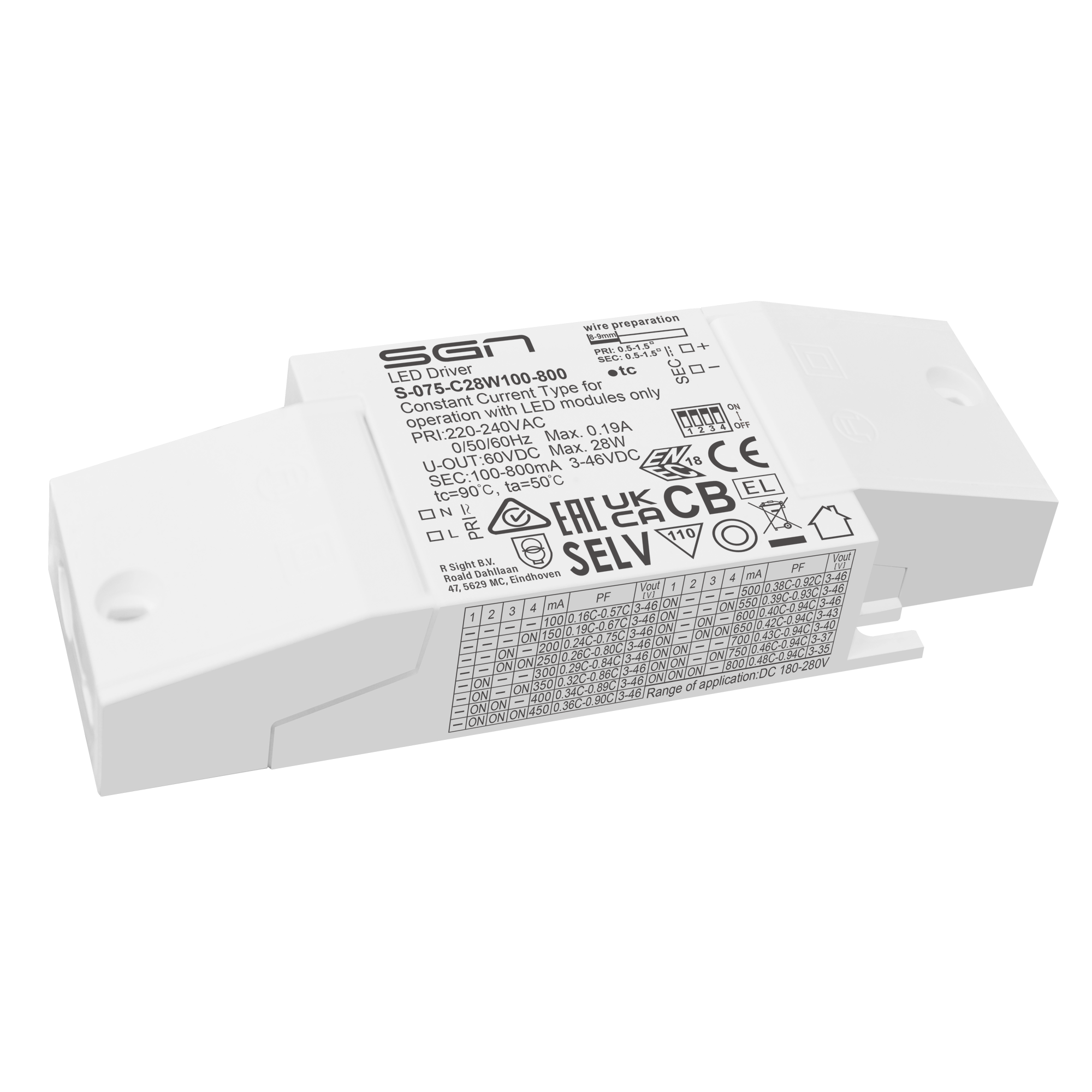 Compact Led Drivers 28w100-800ma, High Quality Compact Led Drivers ...