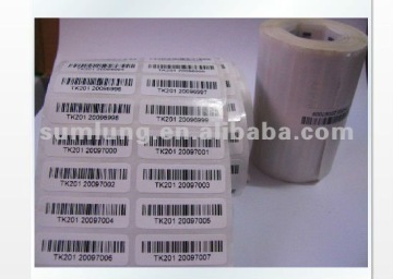 printing packaging hign quality shipping barcode labels for price and instruction