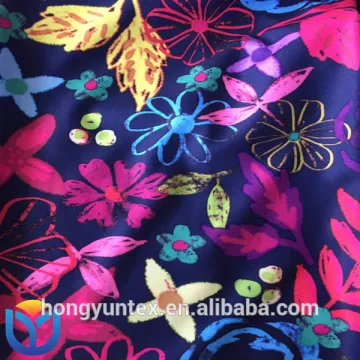 100% polyester warp knitted fabric printed super poly