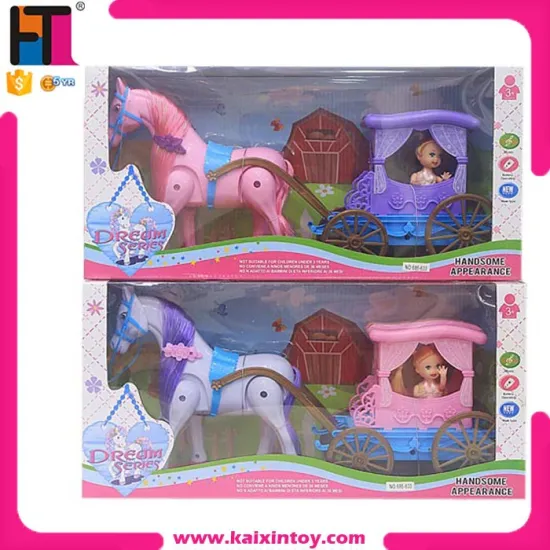 beautiful bo toy horse carriage for girls