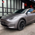 Серый матовый атласный автомобильный автомобильный пленка