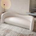 Nordic apartment curved home living room sofa