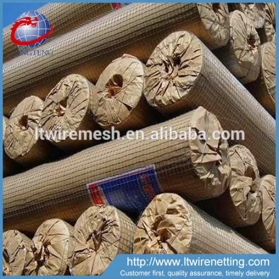 ISO9001 factory 1/4 1/2 galvanized square welded wire mesh low price
