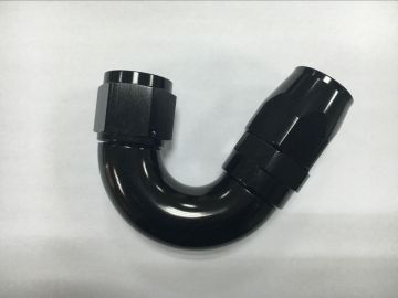 150角度のフルフローホースエンド