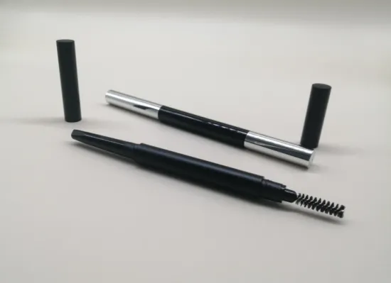 Plastic Eyebrow Pencil Holder With Brush