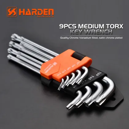 Long Torx Key Wrench Set L Wrench Allen Wrench 9Pcs