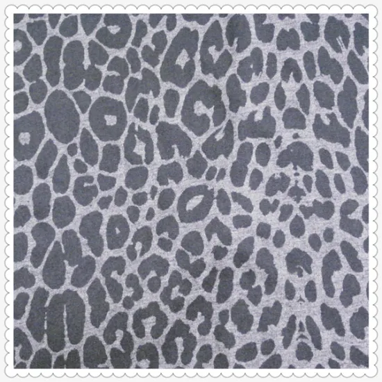 Polyester cotton leopard printing cloth for dress