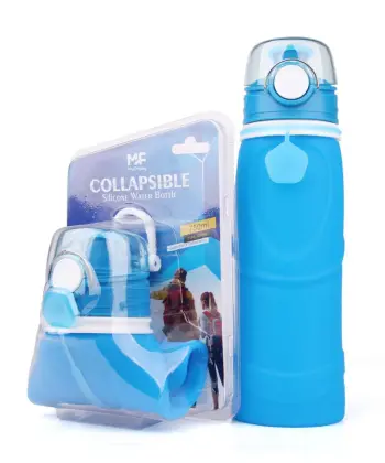 Bicycle Accessories Manufacturer 750ml BPA Free Collapsible Water Bottles In Bulk