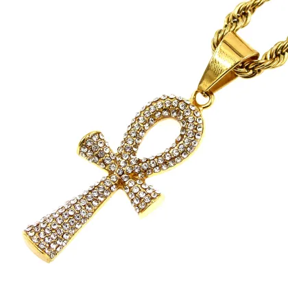 Anka Stainless Steel 18K Gold Plated Personalized Cross Pendant Necklace: The Ultimate Gift Jewelry