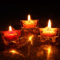 Kształt gwiazdy Tealight Candle kolorowe pachnący piękny romantyczny prezent