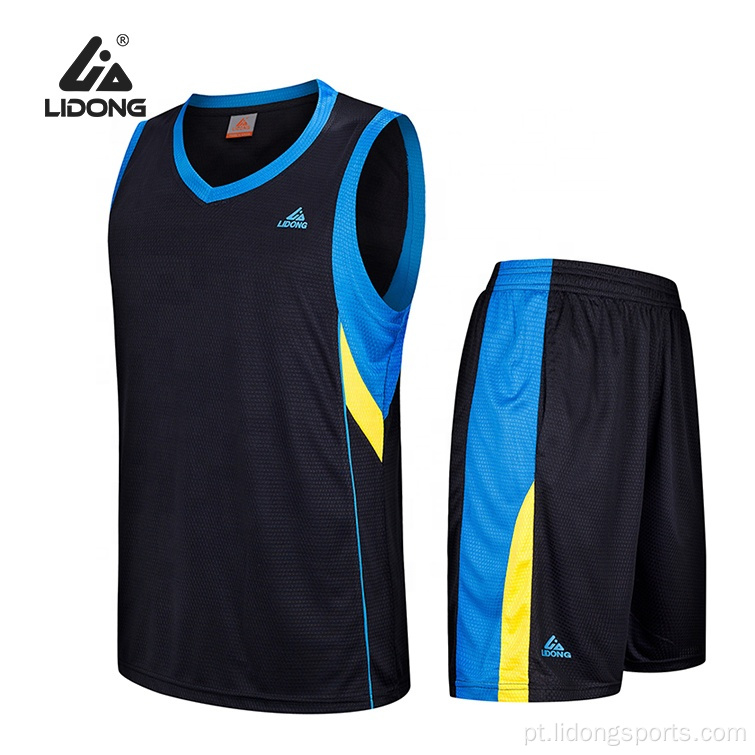 Uniformes de basquete esportivo de basquete escolar Wholasale