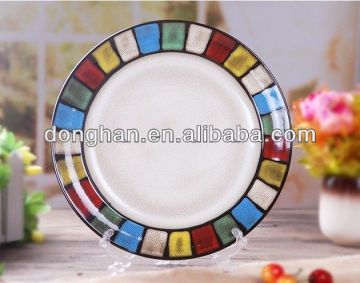 ceramic decorative dishwasher safe plate made in china