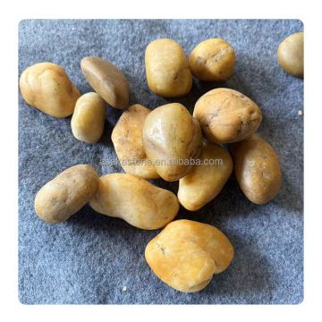Wholesale Yellow Cobblestones for Outdoor Garden and Home Landscaping