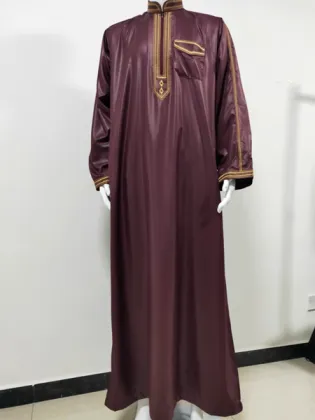 Muslim Thobe for Men with Long Sleeves