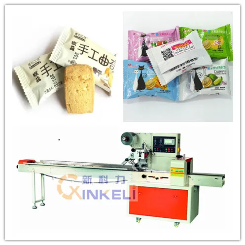 Cookies and cracker flow packaging machine