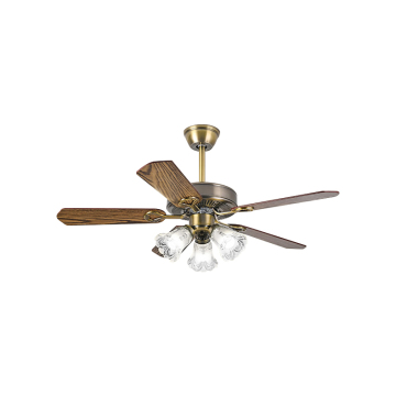Nordic Luxury 42 Inch Solid Wooden 3 Blade DC Motor Ceiling Fan - No Light