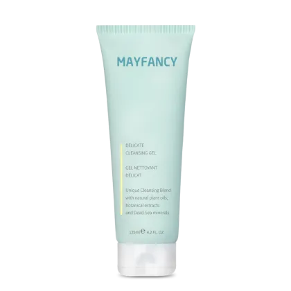 delicate cleanser gel face wash in the morning