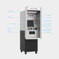 Via de muurcontant en muntdispensermachine voor elektrische factuurbetaling